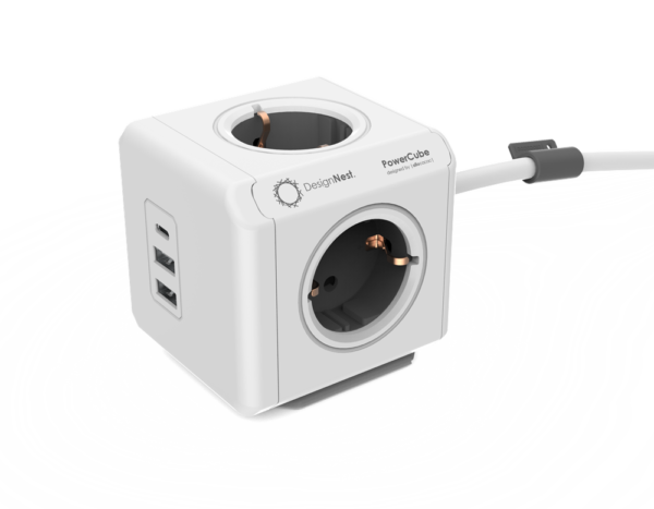 PowerCube USB 2A+1C PD 20W