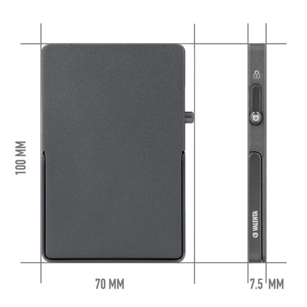 Cardprotector MagSafe Ejector & Stand - Valenta - Graphite Grey - Image 3